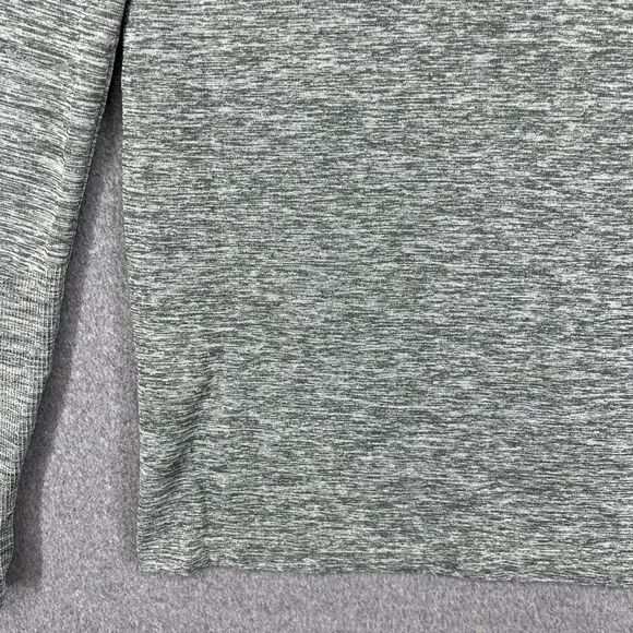 Victoria's Secret PINK Active Pullover Womens Medium Green Gray Heather Half Zip - Picture 5 of 16